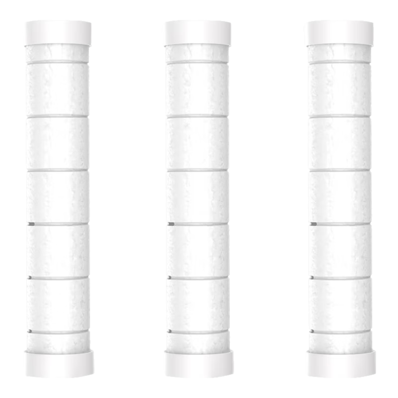 DU PONT Fortune Global 500 Company Bathroom Handheld Shower Head Set with Shower Filter Cartridge, Pack of 3
