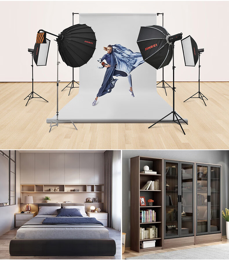 JINBEI KE100/150cm Quick-Setup Octagonal Softbox Photography Video Lighting Diffuser Portable Easy-Install Studio Equipment KE-100 Octagonal [Single Grid] 14