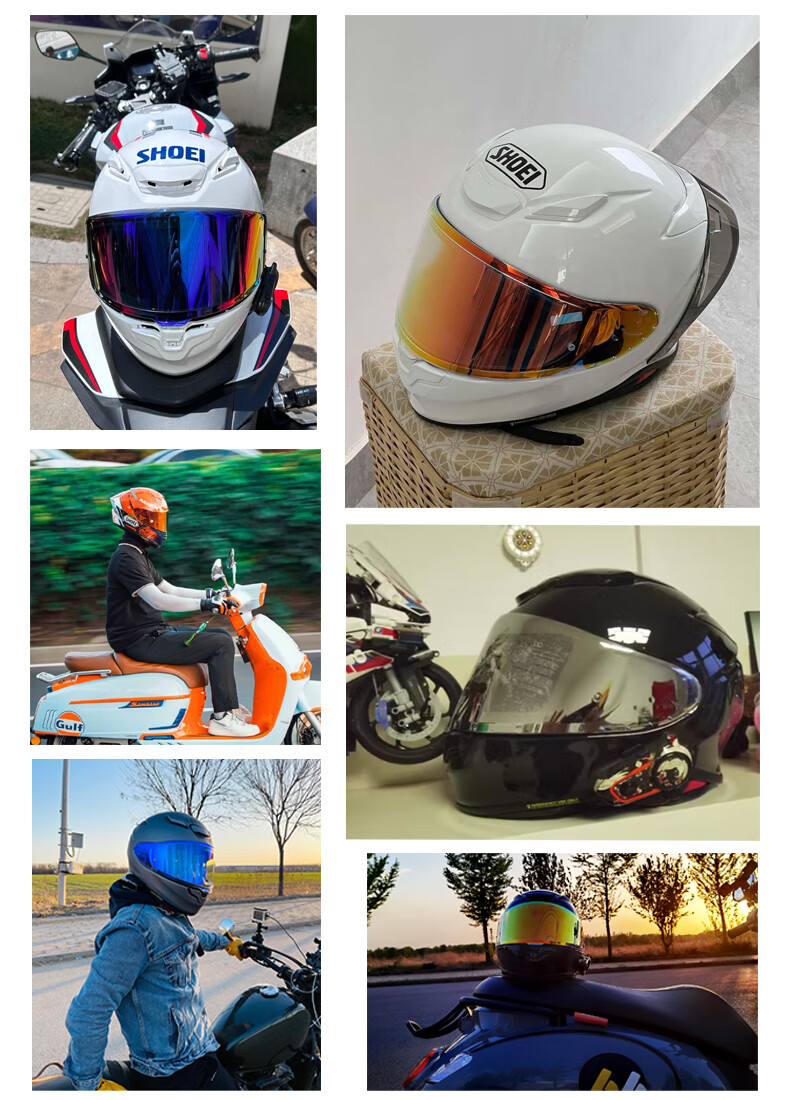 ENKIDU Lens for Shoei Z8 X15 Helmet Day and Night Use Night Rider Photochromic Replacement Lens 1
