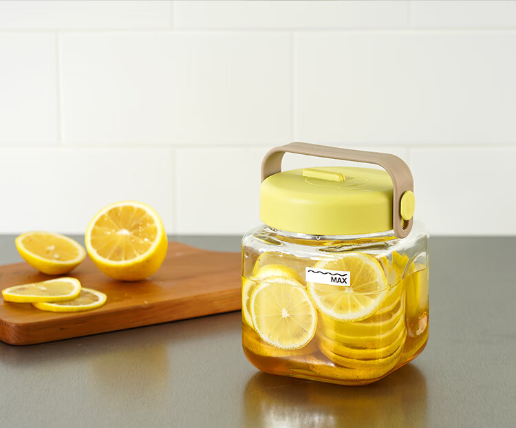 LOCK&LOCK Breathable Fermentation Glass Storage Jar 1L Green for Wine, Laba Garlic, Jam, Pickles Sealed Container 13