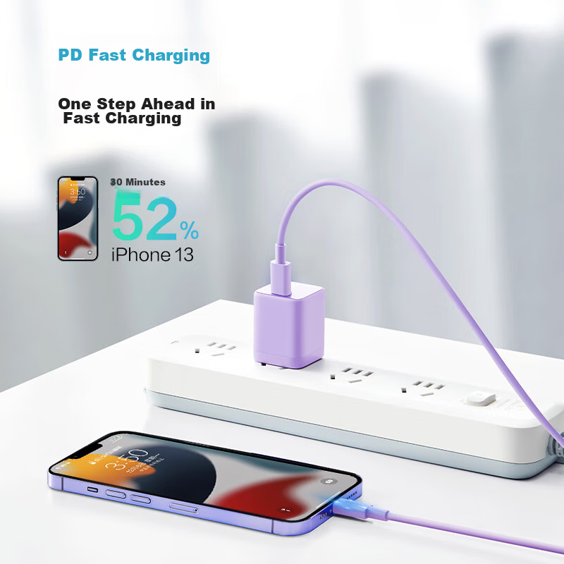 BULL Apple Data Cable, MFi Certified, PD Fast Charging Cable, for IPhone 14/13 Pro Max/12/11 IPad, Lightning Charger to USB-C Cable