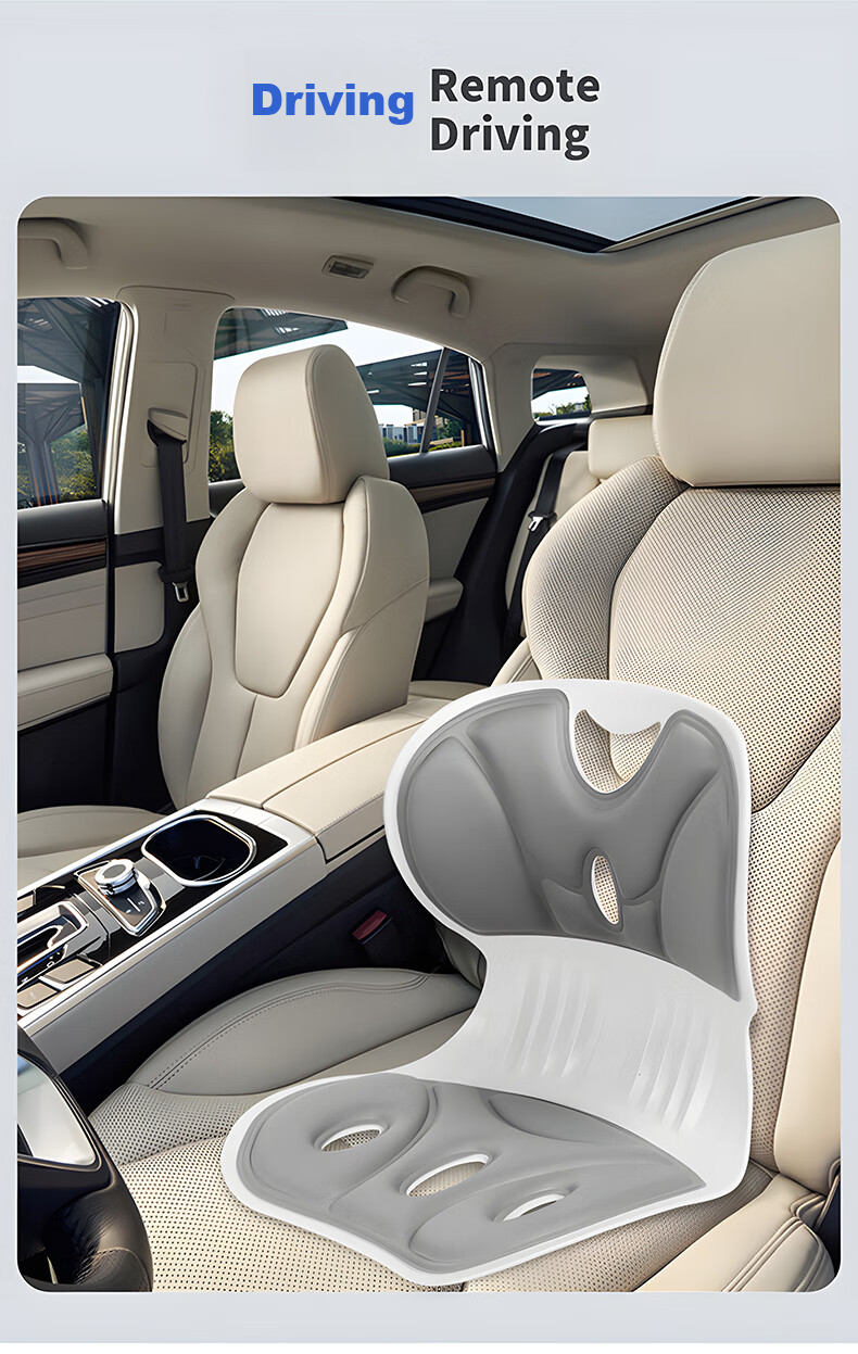 Jingmao Lumbar Support Cushion, Comfortable for Long Sitting, Office And Home Use, Back Support Pad, Waist Brace, Hunchback Correction Seat Cushio 11