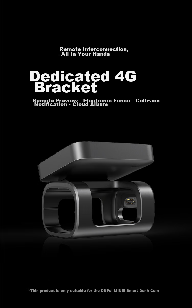 Dingdingpai Dash Cam MINI5/MINI7X Dedicated 4G Bracket (With Free 12GB Data Plan for SIM Card) 1