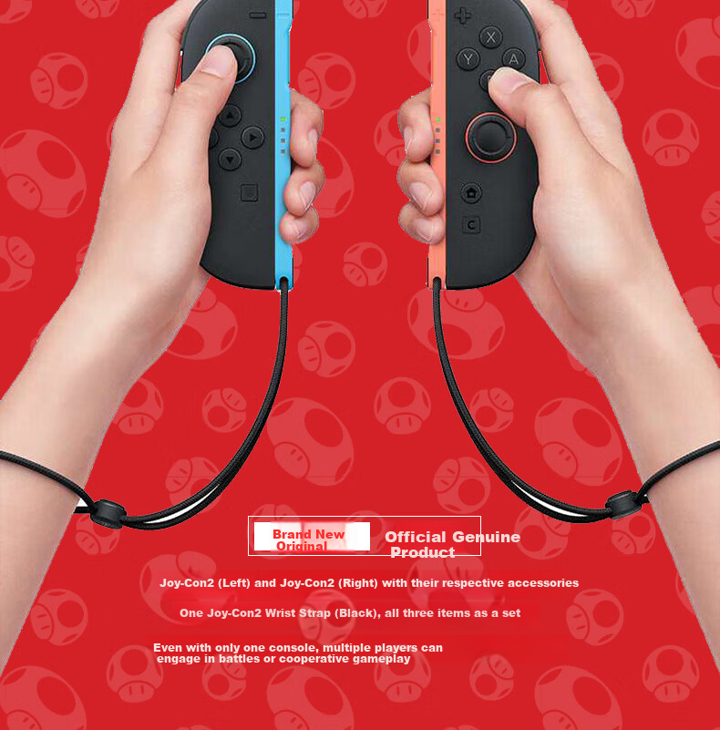 Nintendo Switch Upgraded SWICTH2 Joy-Con2 [2nd Generation Controller, Red And Blue] Game Console Controller Joystick NS2 Peripherals, 2-Pack 4