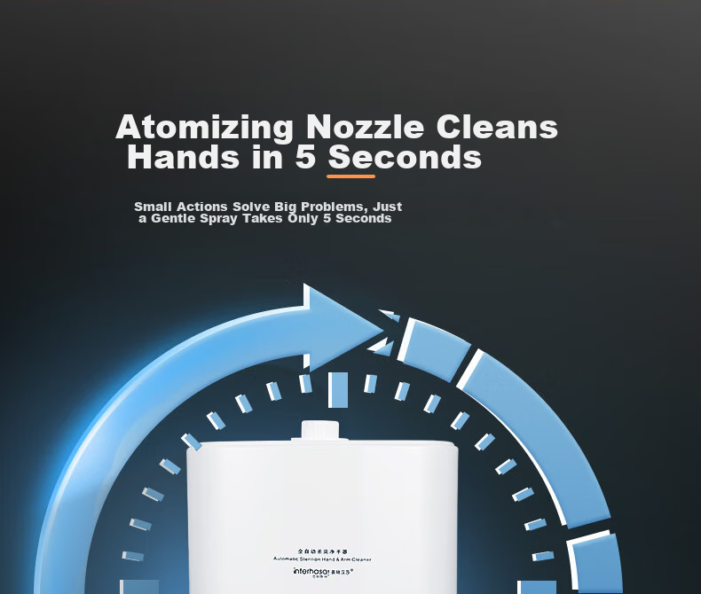 Interhasa! B3000 Automatic Sensor Hand Sanitizer Wall-Mounted Disinfection Machine Hand Alcohol Sprayer Hand Sanitizer 11