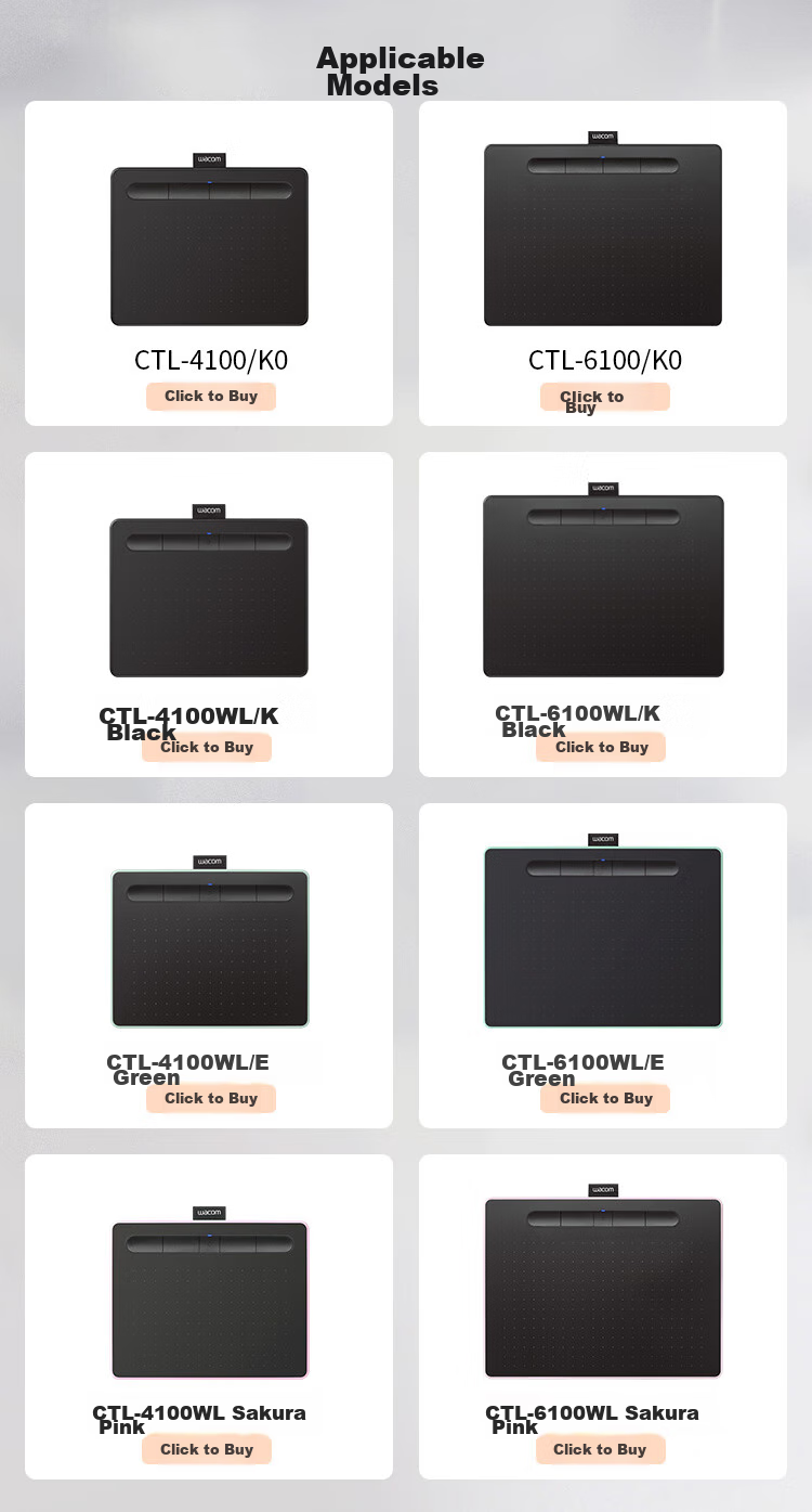 Wacom LP-1100 Pressure-Sensitive Pen CTL-4/6100/WL Digital Tablet Dedicated Original Accessory 2