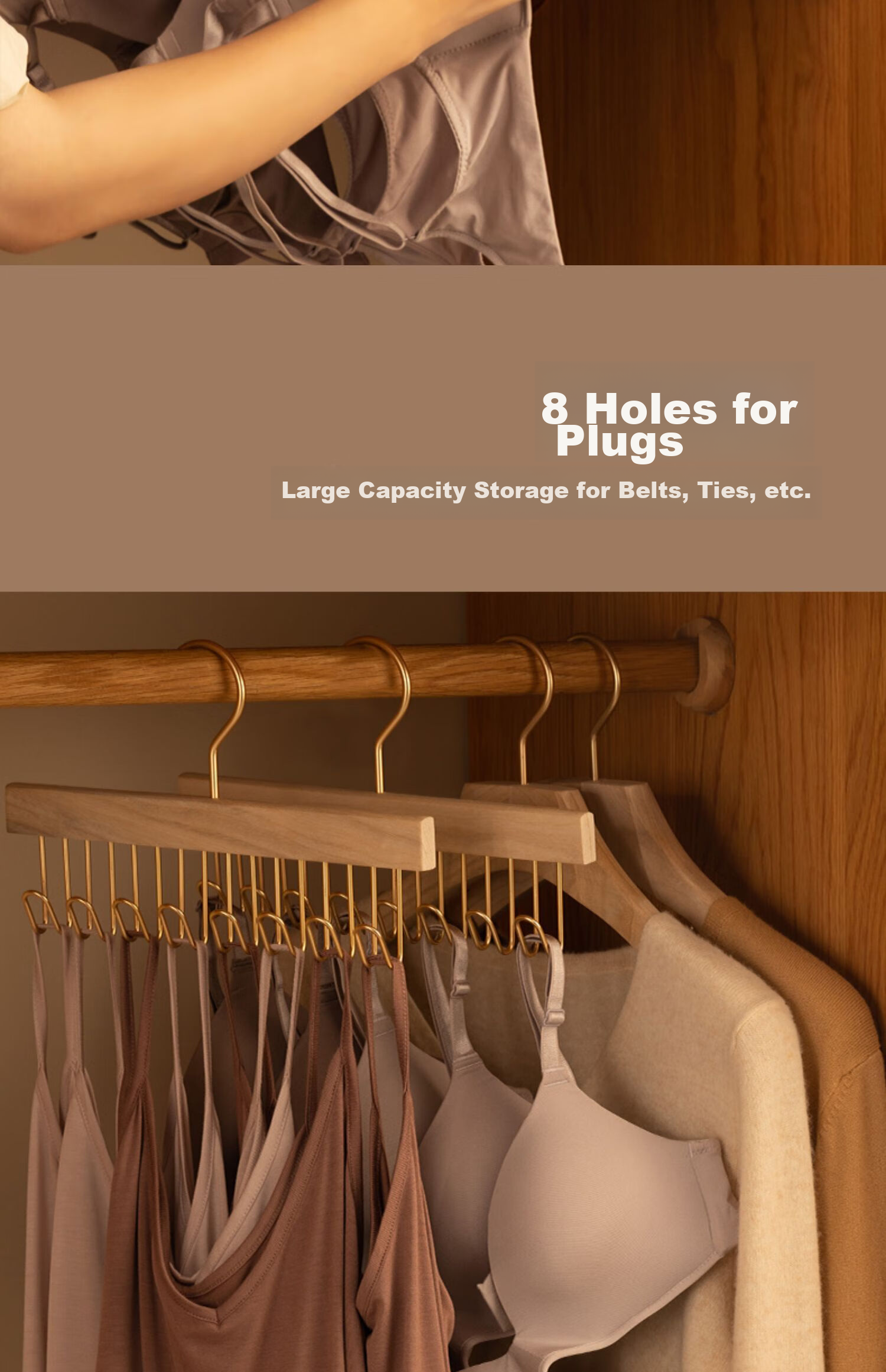Fan Ye 20-Clip Multi-Head Clothes Hanger Baby Hanger Windproof Non-Slip Underwear Hanger Dormitory Multi-Functional Drying Rack 6