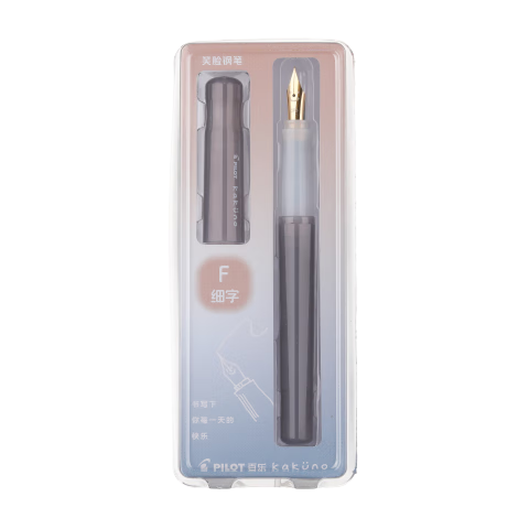 PILOT KAKUNO Fantasy Series Smile Fountain Pen for Elementary Students Grades 3-6 with Replaceable Ink Cartridge Calligraphy Pen Children's Handwriting Practice CA.FKA1SRMDBNF-IC-ZH F Nib Fantasy Brow