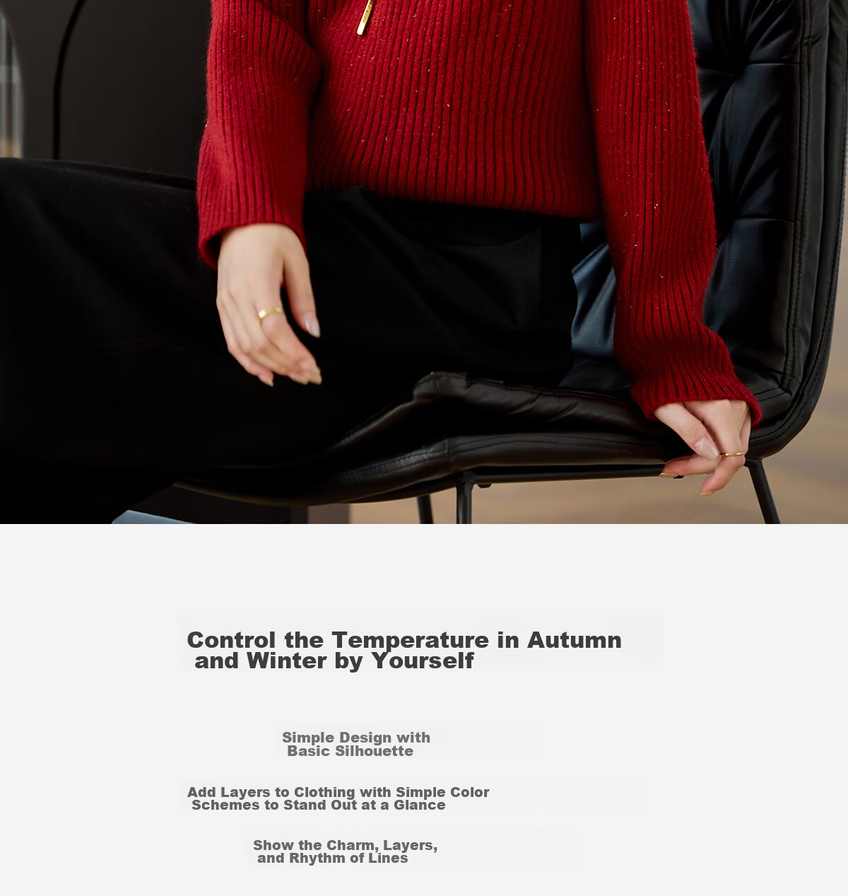 She Enjoy Christmas Round Neck Knit Sweater Women's Party Red Sweater Women's Color Dot Design Knit Top T53Z096 13