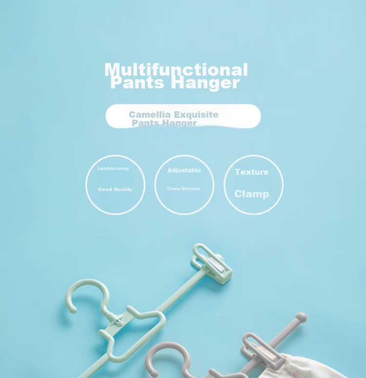 CHAHUA Pants Hanger, Trouser Clips, Clothes Rack, Skirt Clips, Pants Hanger, Storage Organizer, Gray + Green, 15 Pieces 1