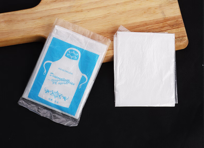 BJ Disposable Gloves Individually Wrapped Thickened Takeout Crayfish Catering Food Grade PE Plastic 200 Small Packs 5