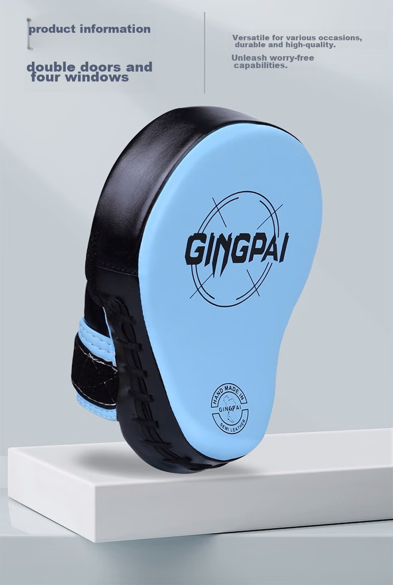 Jingpai Children's Sanda Fighting Target Foot Target Parent-Child Set, Home Exercise for Adults And Kids, Boxing Gloves, Sky Blue Color 11