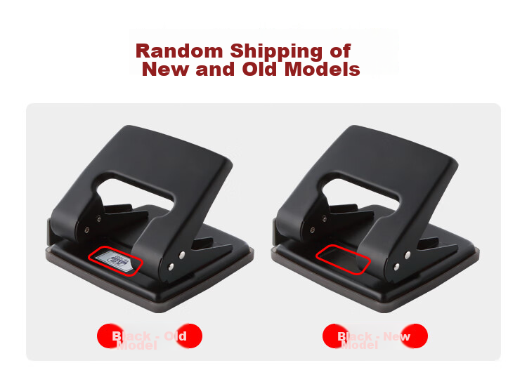 TIANSE Adjustable Four-Hole Puncher, Three-Hole Binder Paper Puncher, Adjustable Hole Spacing, A4 File Paper with Four Holes, Office Stationery, TS-1003 Black 1