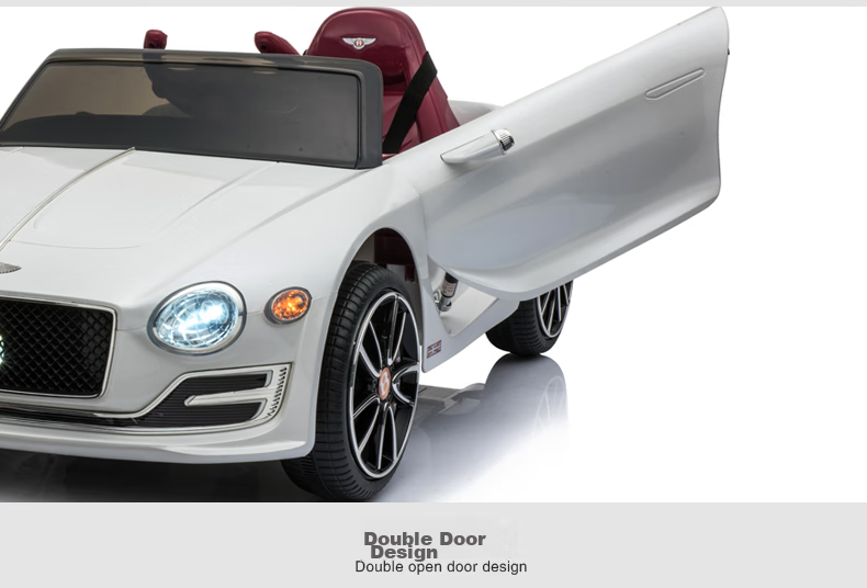 BeRica Children's Electric Car, Four-Wheel Vehicle, Authorized by Bentley, Remote Control Toy Car for Boys And Girls, Rideable, Baby Gift 35