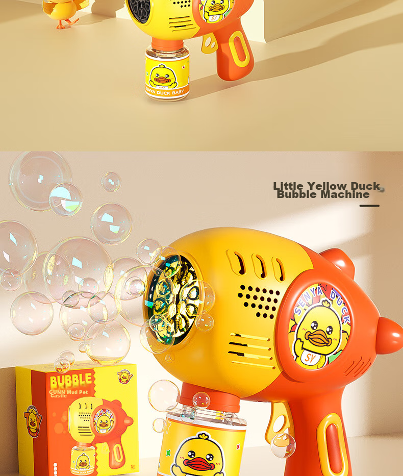 Dimanqi Children's Bubble Blowing Giraffe Handheld Push Cart Bubble Machine Fully Automatic Electric Leak-Proof Outdoor Birthday Gift 18