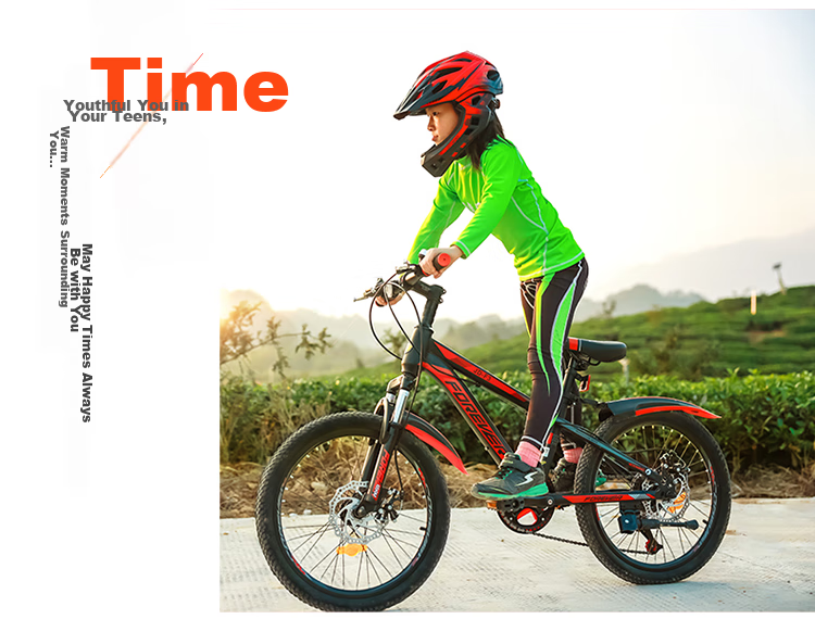 FOREVER Children's Bicycle for Ages 6-12, Mountain Bike with 7-Speed Gears, Boys And Girls' Bike, Elementary School Student Bicycle, 22-Inch Pink 14