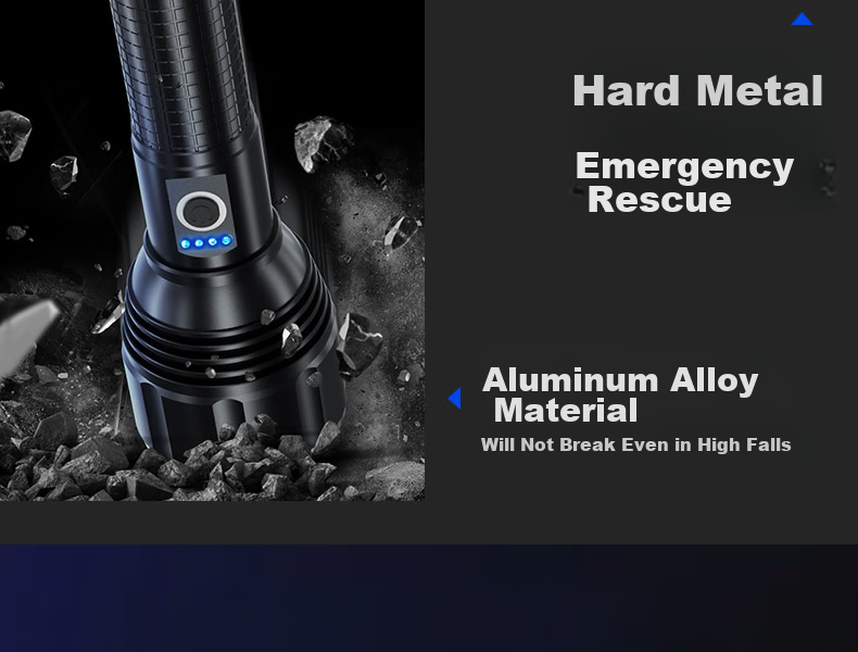 SHENYU Flashlight, High Brightness, Long Battery Life, Long-Range Illumination, Military-Grade Brightness, Outdoor And Home Use, Specialized Sky-Piercing Light, 100000 Lumens 9
