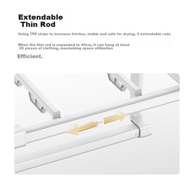Mijia Smart Clothes Drying Rack 2 Pro [Subsidies], Xiaomi Electric Invisible Clothes Drying Rack, 3D Curved Dome Light 5