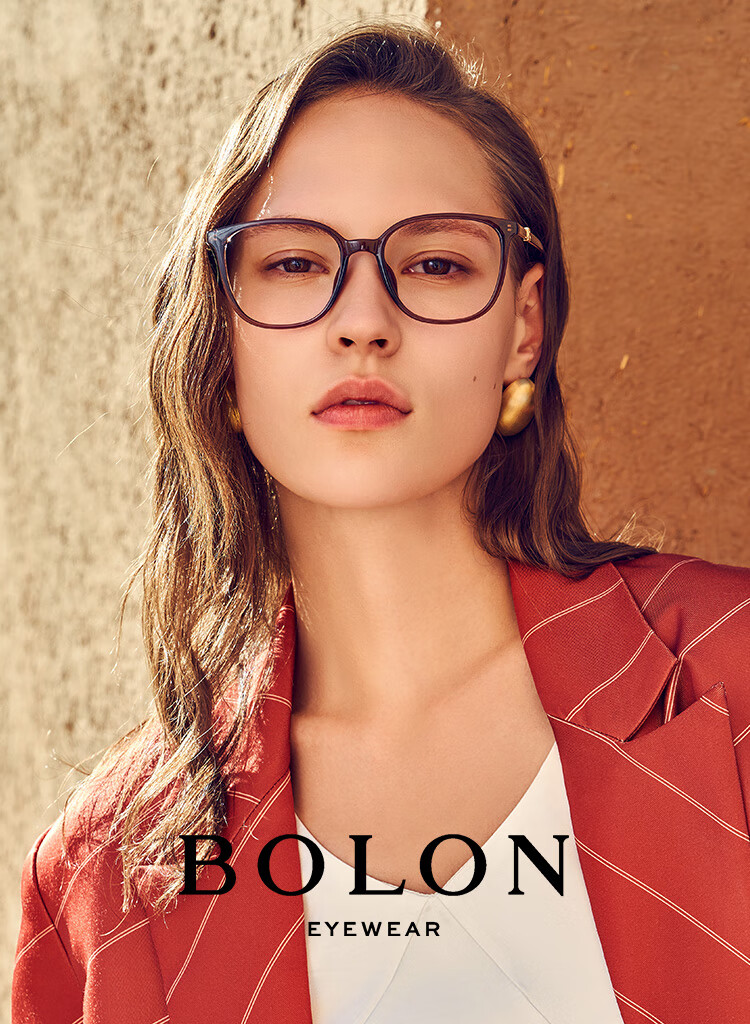 BOLON Glasses, Yang Zi's Style, Versatile Square Optical Frames, Women's Lightweight Myopia Glasses Frame BJ5125B21 1
