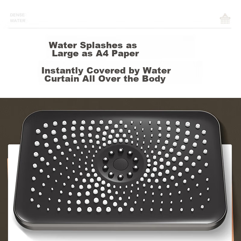 ARROW Pressurized Top Spray Shower Head, Thickened And Enlarged AE5031MB
