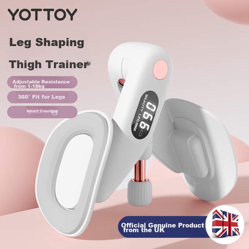 Yottoy Leg Press Machine, Pelvic Floor Trainer, Home Leg Exercise Device for Thigh Slimming, Kegel Exercises Fitness Equipment for Men And Wome