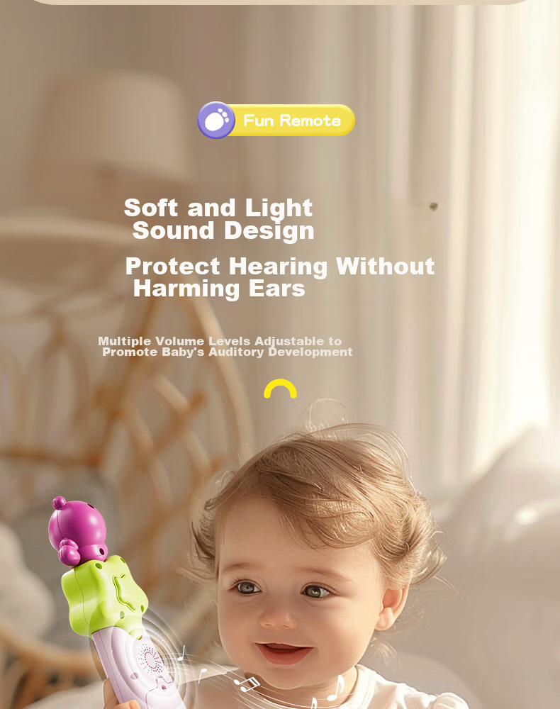 Dimoarch Simulated Remote Control Toy Phone for Babies, Early Education Musical Learning Device for Toddlers, Birthday Gift for Boys And Girls, Brow 11