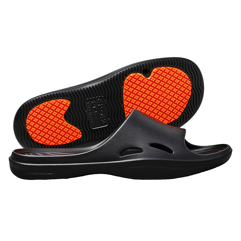 Jiayi Non-Slip Slippers for Men And Women, Home Sandals, Bathroom Slippers for Elderly And Pregnant Women, Professional Anti-Slip Slippers, Black, Size 40-41, JY6922