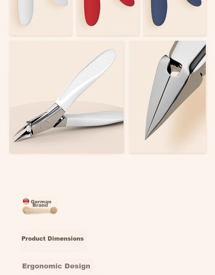 Chuangmugongfang Ingrown Toenail Clipper, Stainless Steel Eagle Beak Pliers, Nail Clippers, Specialized Tools for Foot Care 17