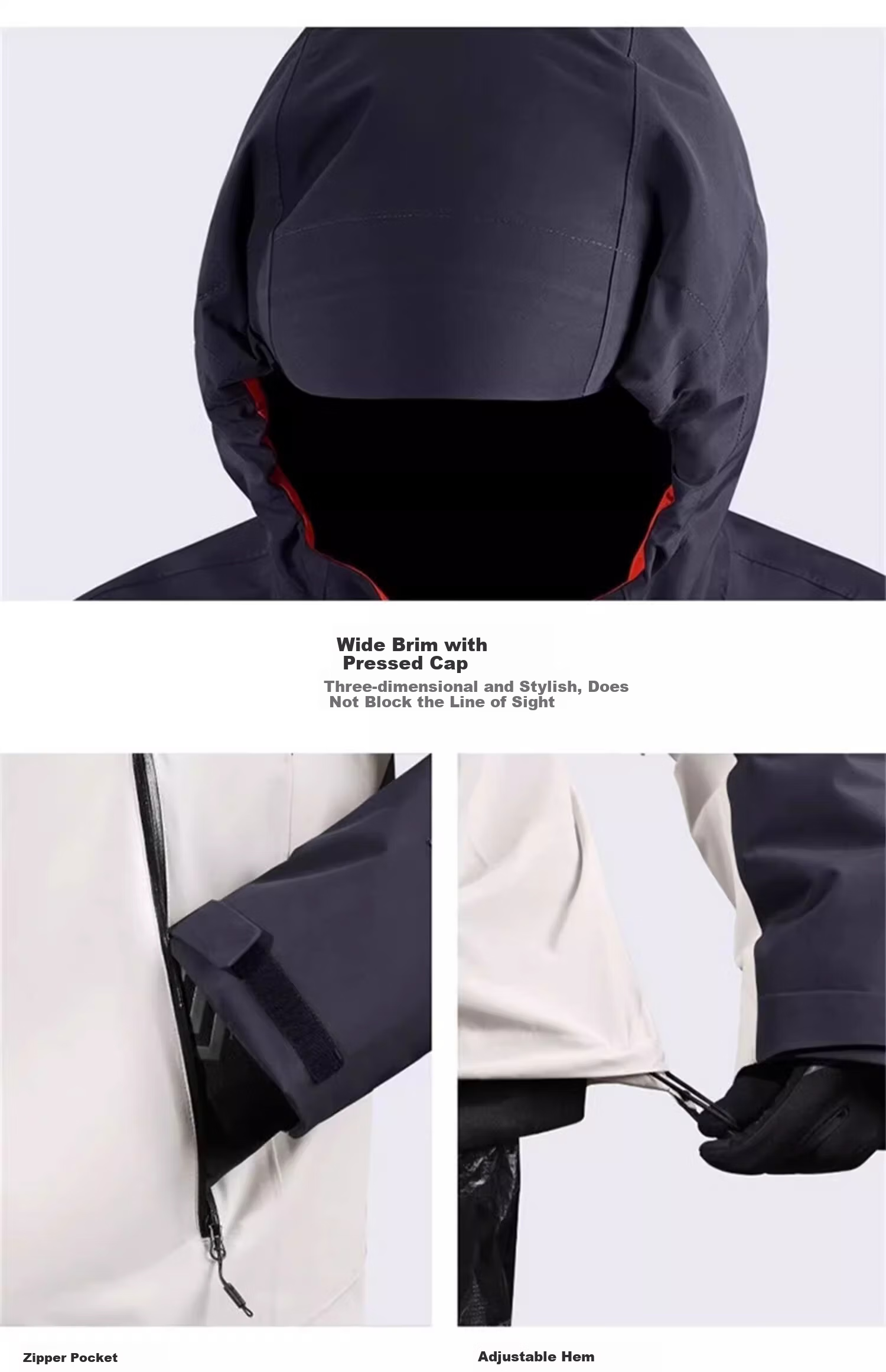 CAMEL [Lingbo] Outdoor Jacket, 2025 New Model, Storm-Proof, Lightweight, Single-Layer Mountaineering Suit, XS 23