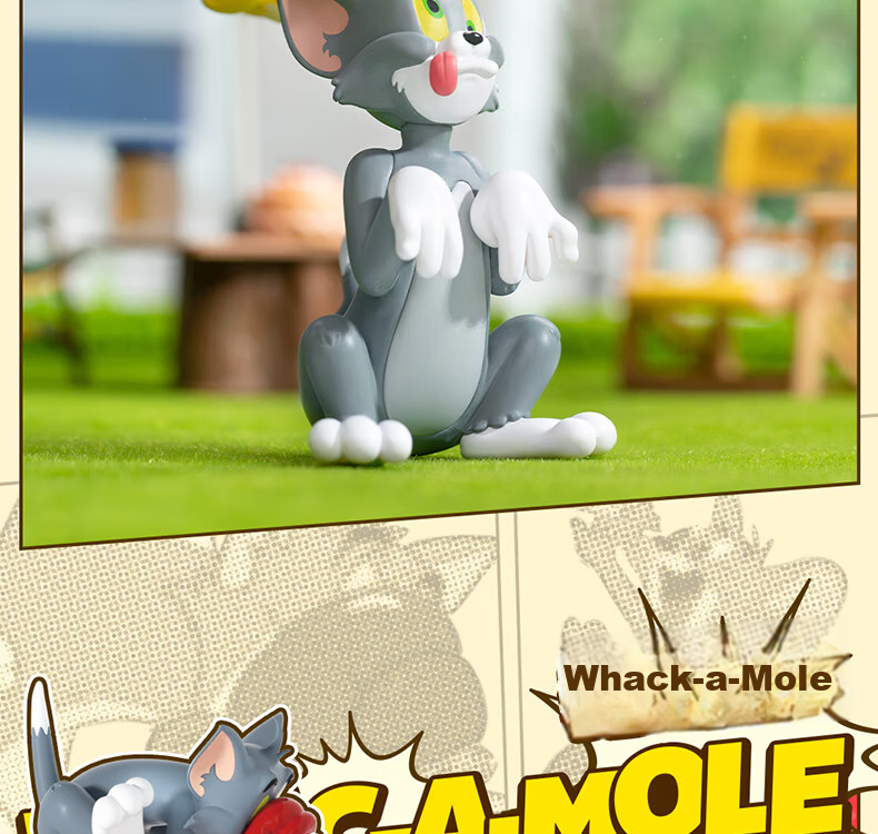 52TOYS TOM&JERRY Cat And Mouse Battle Blind Box Toy Set, 8 Pieces in Total, National Day Gift 6