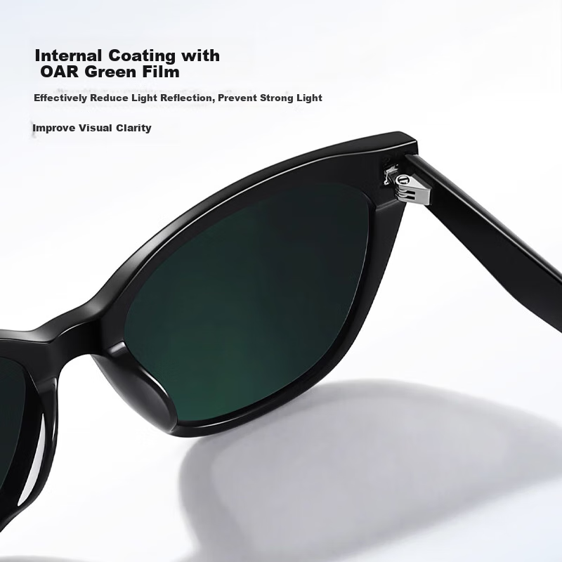 CAPONI Polarized Sunglasses for Women, Myopia Glasses, UV Protection, Driving Glasses, High-End Look, Face-Slimming Effect