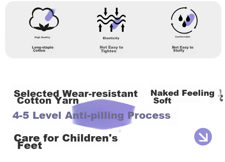 LangSha Kids Socks Girls Spring Autumn Winter Four Seasons Mid-Calf Comfortable Breathable Cotton Socks Cute Big Children 5 Pairs Pack 7
