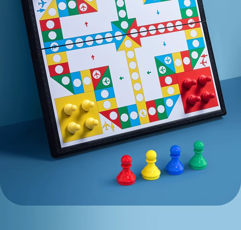 M&G Magnetic Checkers, Portable Folding Board Game for Children And Adults, Interactive Large-Sized Camping Game for Boys And Girls 10