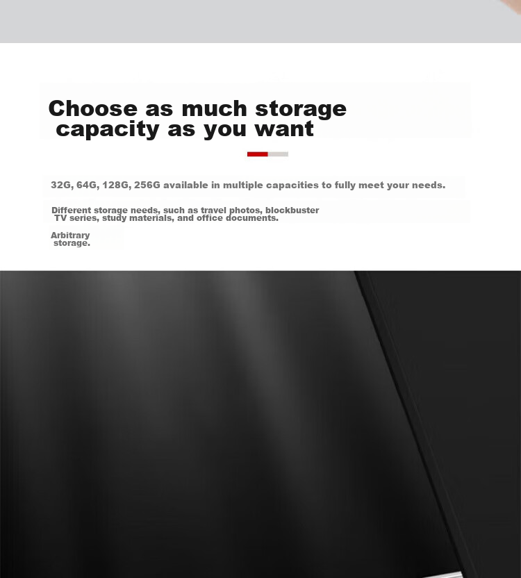 Lenovo 64GB Type-C USB3.2 Dual-Interface Metal Cap Dustproof Shockproof Mobile Flash Drive SX6Pro Series Gunmetal Color 7