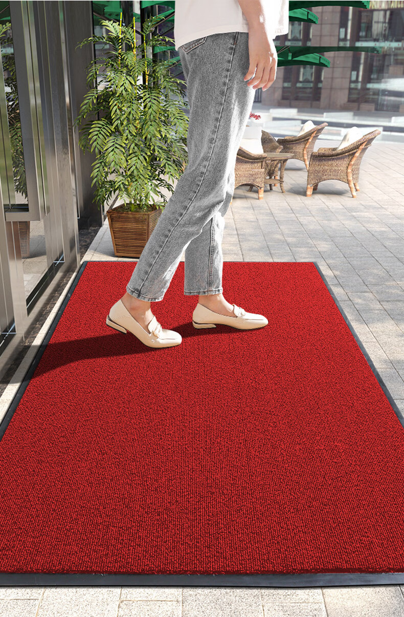 Boneng Commercial High-End Entrance Door Mat, Outdoor Foot Mat, Indoor Doorway Mat, Xunisi Circular Floor Mat, 80x120cm 12