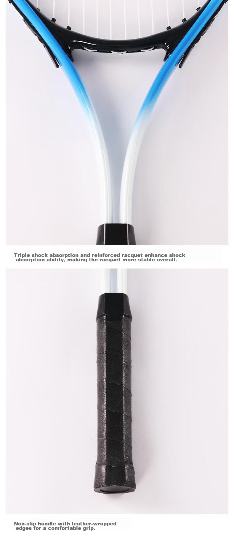 BOSHUJIAN Tennis Rebound Trainer for Parent-Child And Adult Use, Self-Playing Tennis Device, Adult Single Racket 24