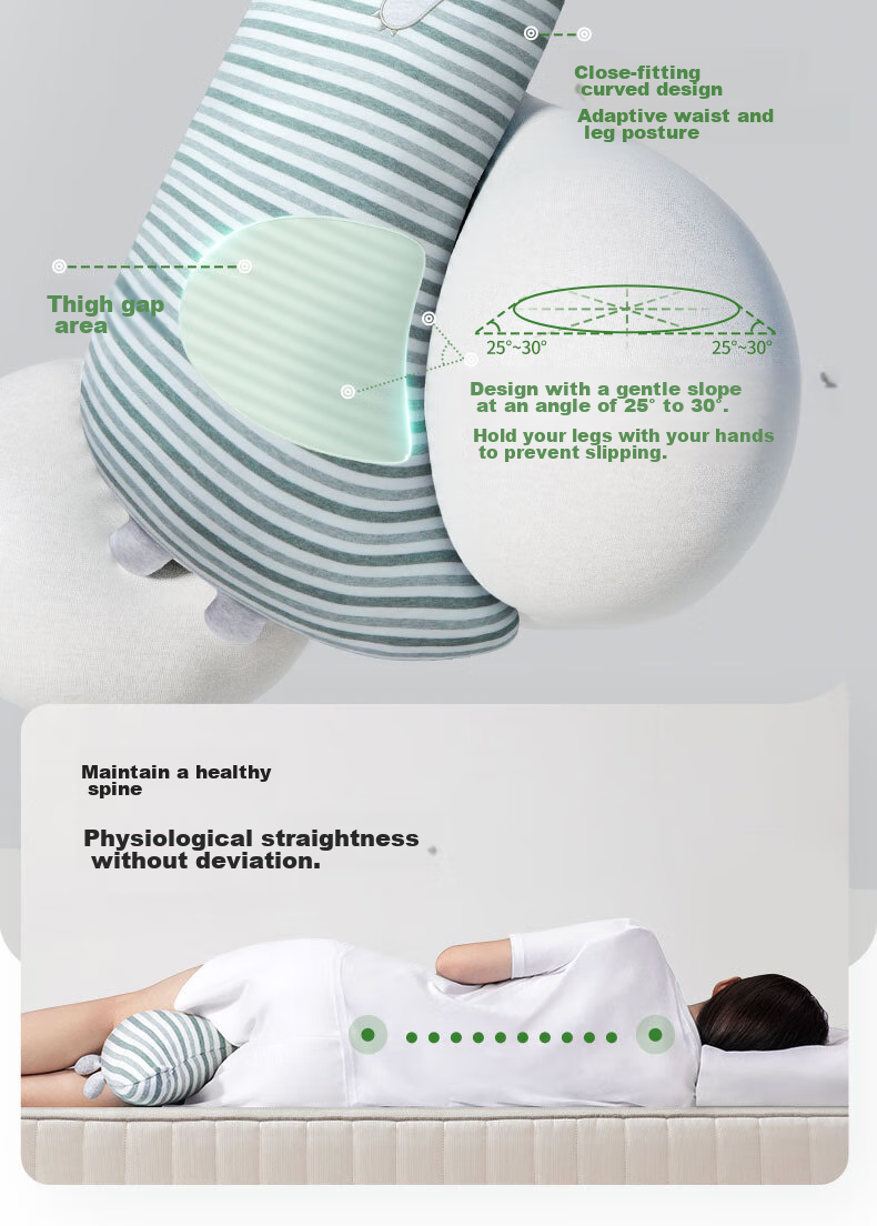 Legua Sleeping Hug Pillow, Full-Length Body Pillow for Bed, Side Sleeper Leg Pillow, Dinosaur Hugging Pillow 8