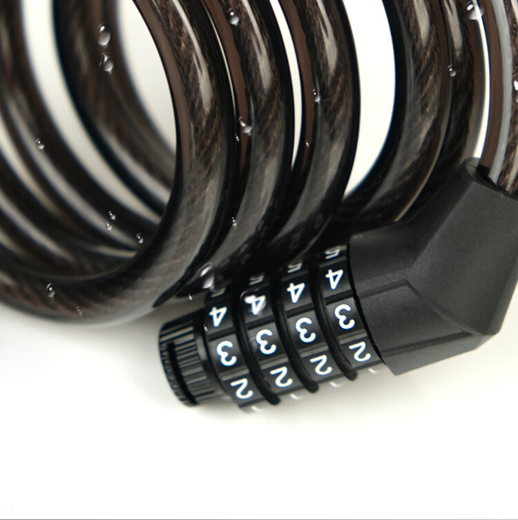 PEAK Bicycle Lock, Combination Lock, Steel Cable Anti-Theft, for Electric Bikes, Road Bikes, Mountain Bikes, Bicycle Lock, Extended to 1.5 Meters 8