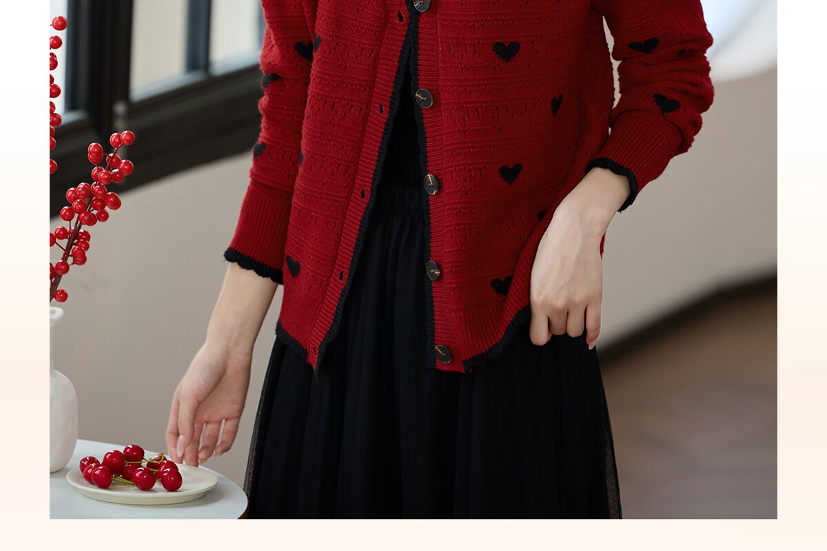 She Enjoy Women's Knitted Cardigan Stand Collar Zipper Sweater Jacket Casual Versatile Knit Outerwear T53Z092 5
