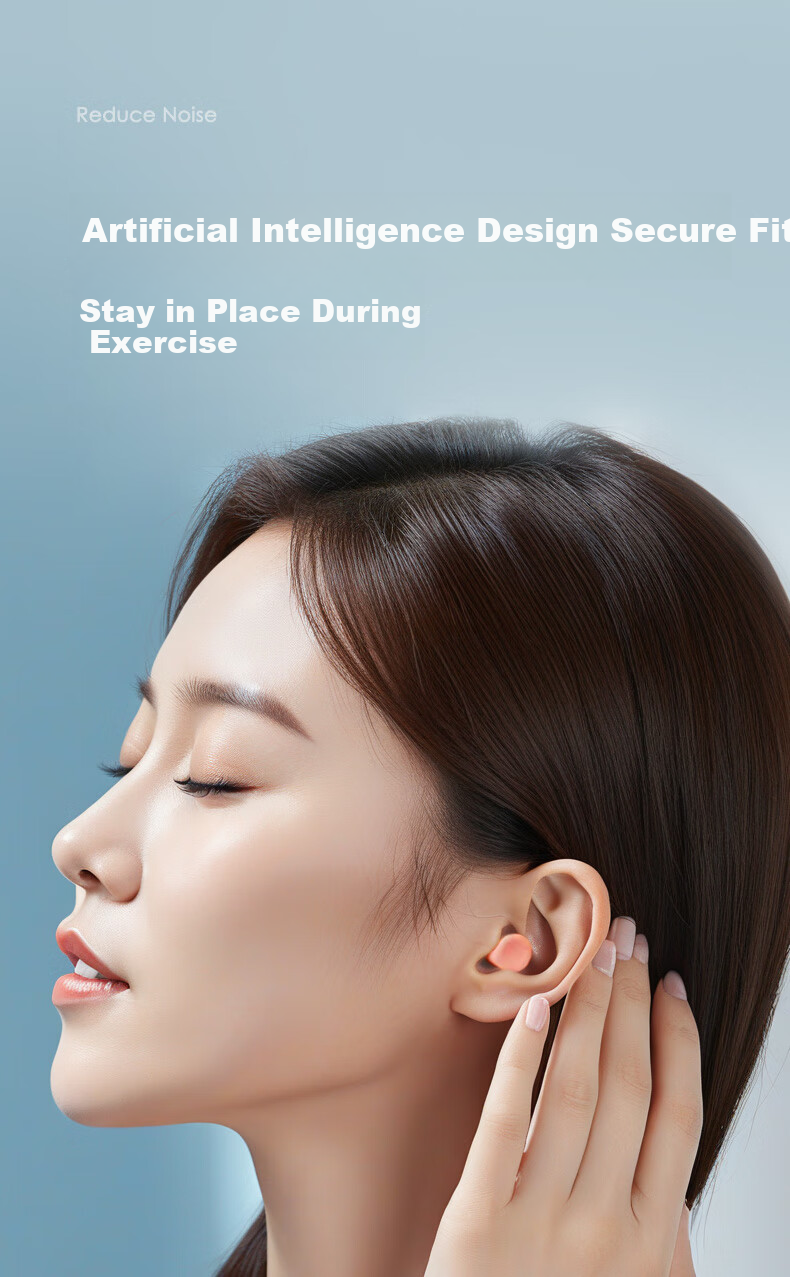 NXG Noise-Cancelling Earplugs for Sleeping, Noise Reduction, Study, Snoring Prevention, Airplane Shooting, Anti-Noise, Light Blue [5 Pairs] 7