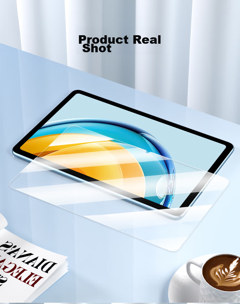 CangHua Tempered Glass Screen Protector for Huawei MatePad SE 10.4-Inch 2023 Model, Full Coverage Protective Film for Tablet, Shatterproof, Anti-Fingerprint, HD Clear Protective Film 16