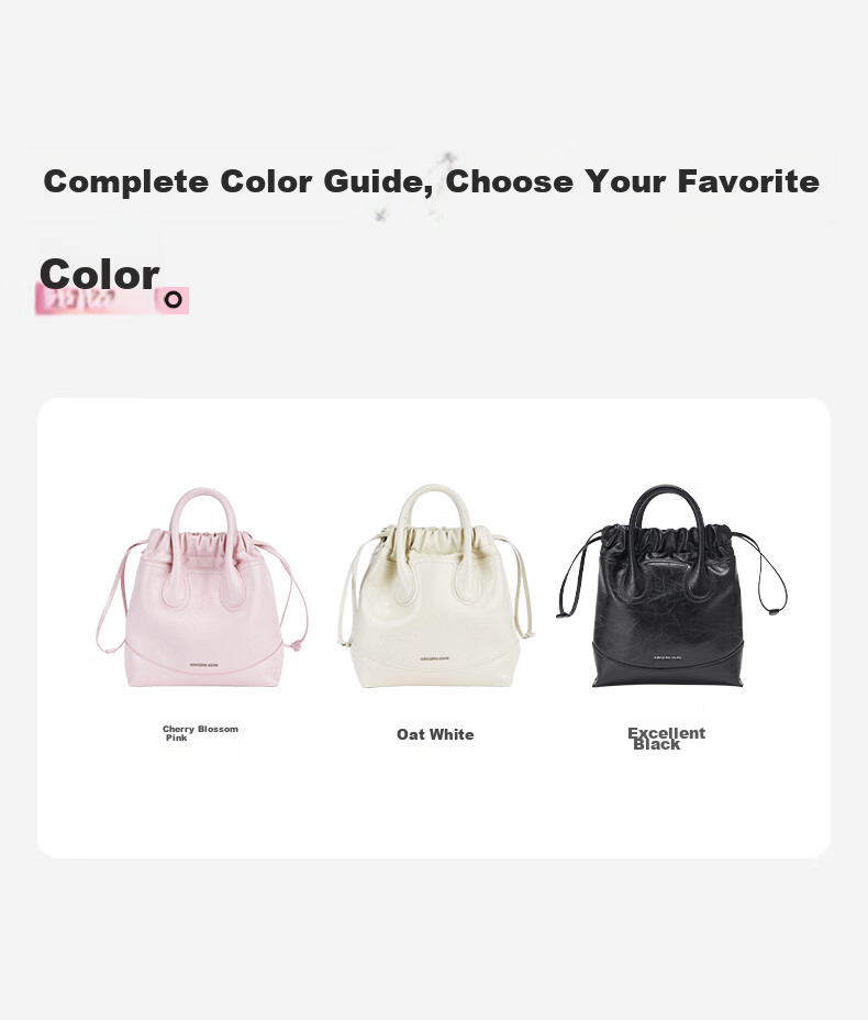 AMAZING SONG Women's Handbag, Hobo Leather Shoulder Crossbody Bag, Niche Original Practical High-End Exquisite Commuter Bag Gift 10