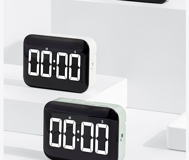 Deli Newse Electronic Timer for Office And Student Use, Time Management Tool for Baking, Thesis Defense, Back-To Season, Graduation, Green NS883, School Supplies, New Year Gift 1
