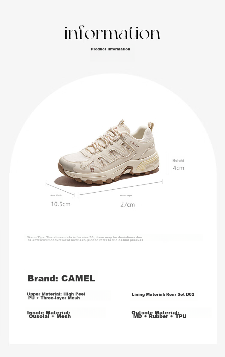 CAMEL [Taihang] Outdoor Hiking And Mountaineering Shoes for Men And Women, Water-Resistant, Non-Slip, Breathable, Climbing Sports Footwear 15