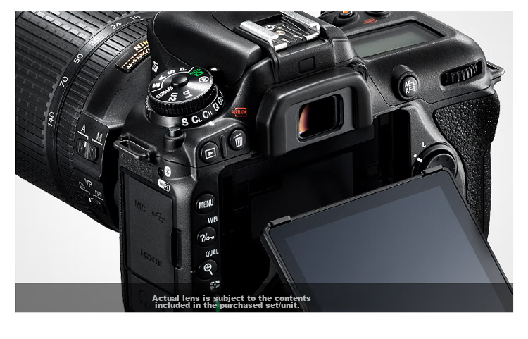Nikon D7500 [Subsidies] DSLR Camera Entry-Level Approximately 20.88 Million Effective Pixels 51-Point Auto Focus System 24