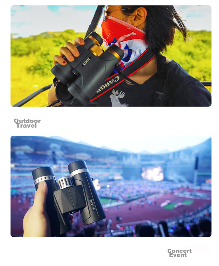 BOSMA Binoculars, Sparrow Model, 8X25, High-Definition, High-Magnification, Concert, Children's Portable Large Telescope, BAK4 Lens 21