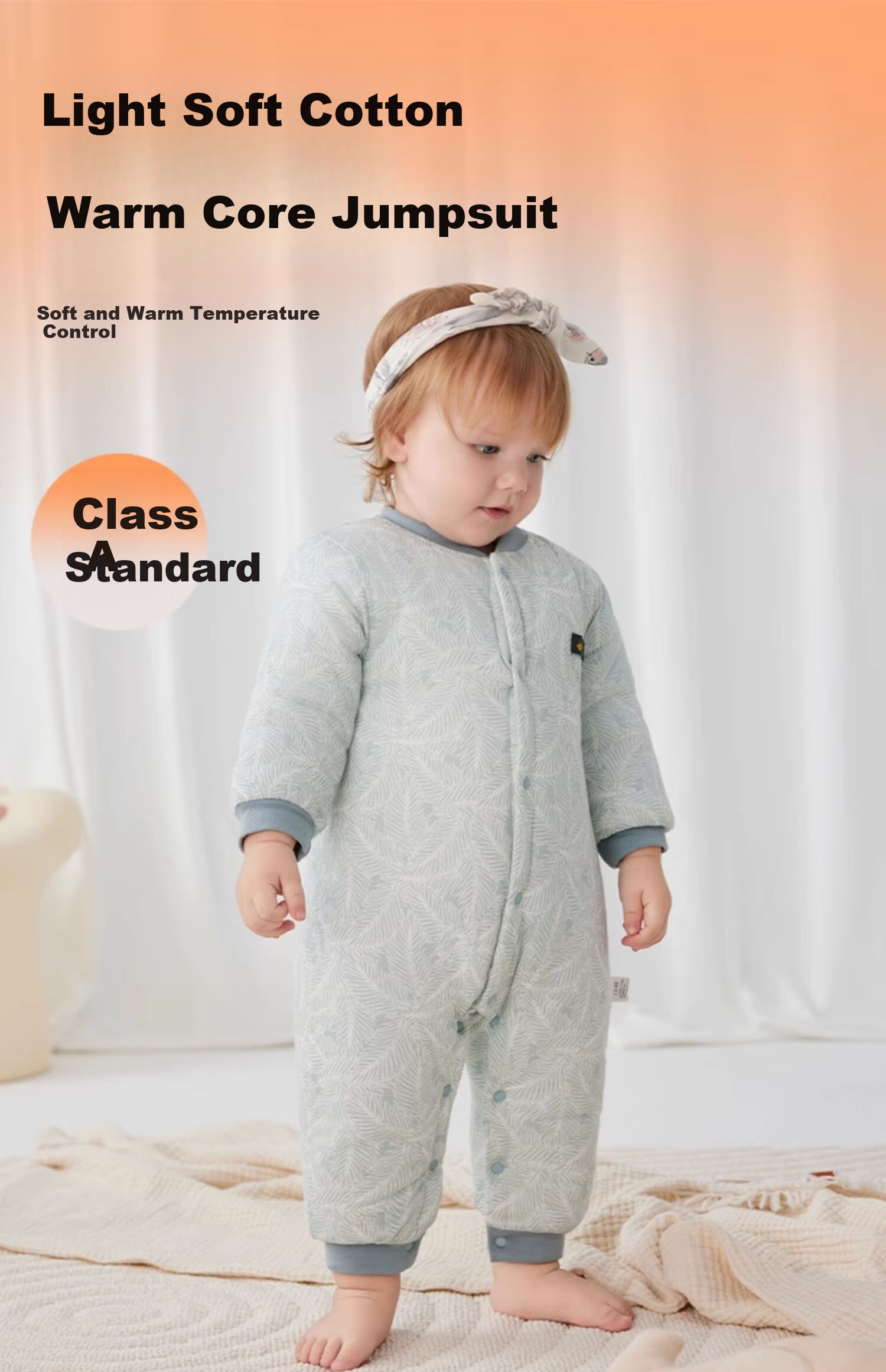 JOYNCLEON Infant Autumn And Winter Quilted Warm Cotton Jacket, Newborn Onesie, Baby Thickened Jlt200710 1