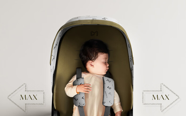 Dear Mom, Greek Magic Mirror Reversible Mechanical Backrest, Can Sit Or Lie Down, Lightweight Foldable, High Landscape, Stroller for Newborns And Infants, MAX 36