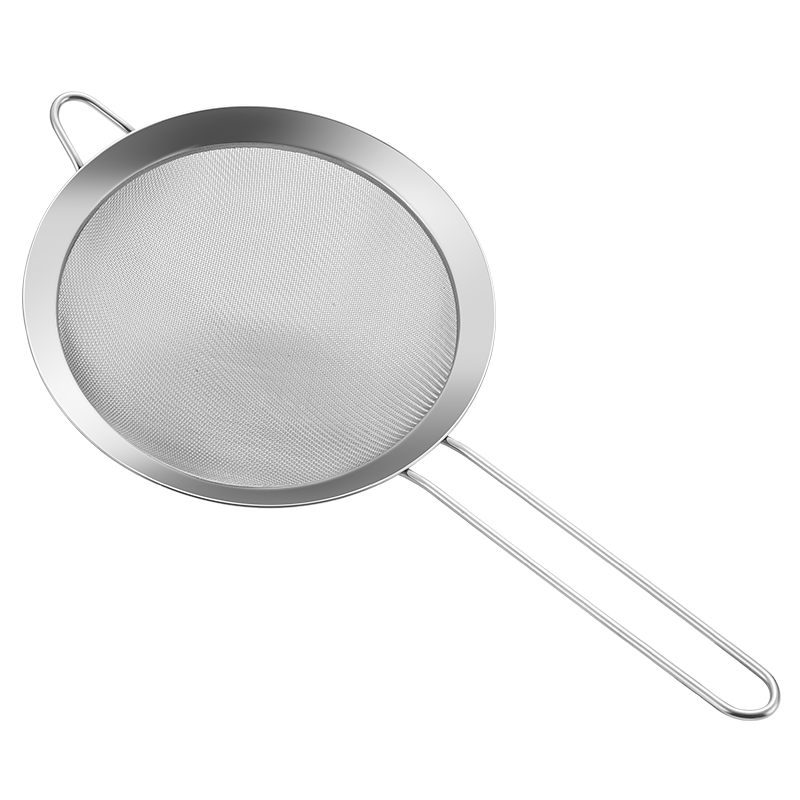 Maxcook All 304 Stainless Steel Strainer Colander, 30 Mesh, Fine Strainer for Oil And Flour, 18cm MCCU7353