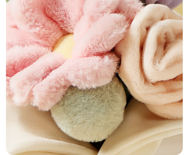 Auby Newborn Baby Parent-Child Gift Box Toy Plush Bouquet, Mom Postpartum Rabbit Comfort Doll Birthday Gift 17